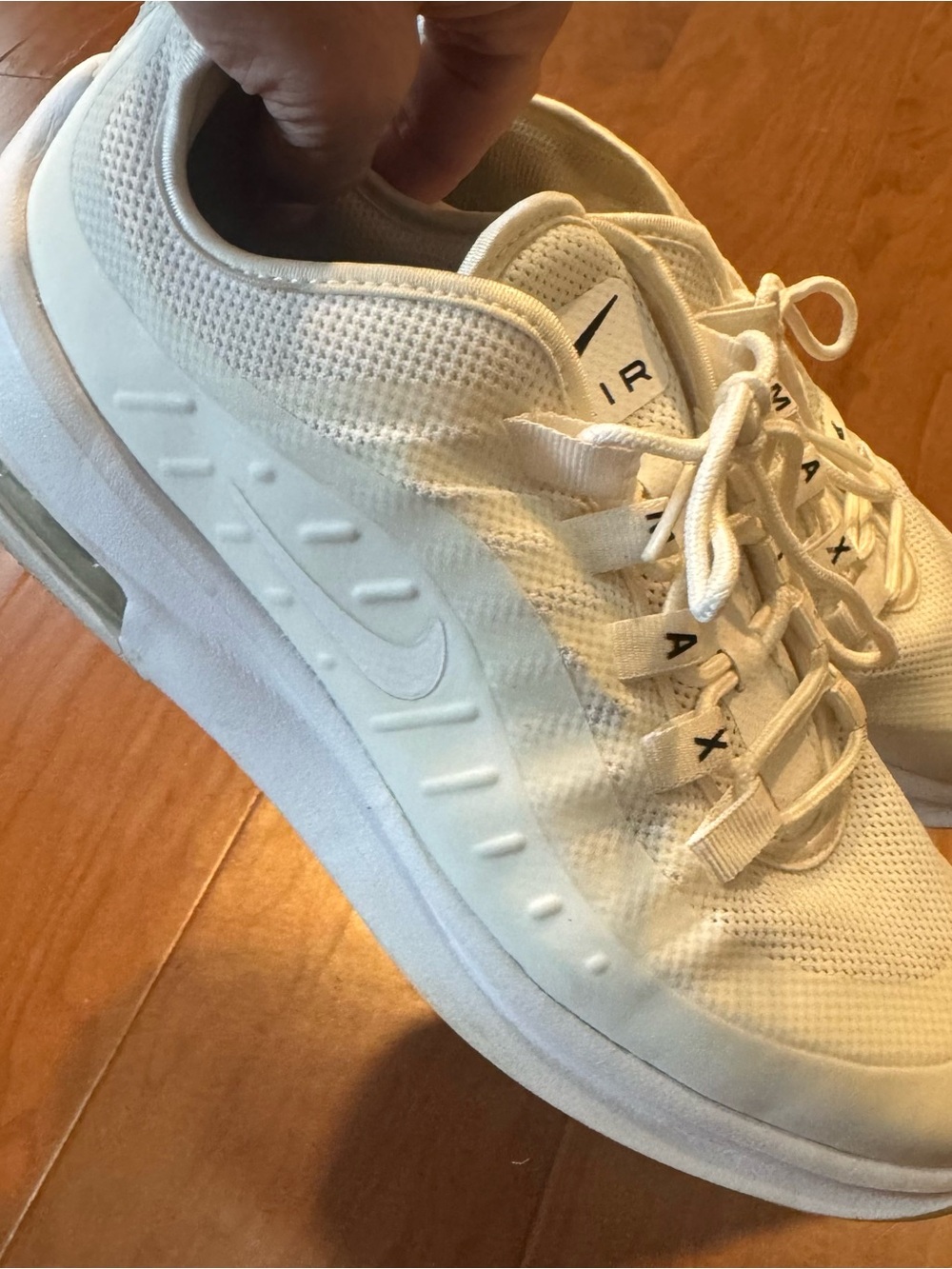 Nike Women’s White Air Max Mesh Running Sneakers